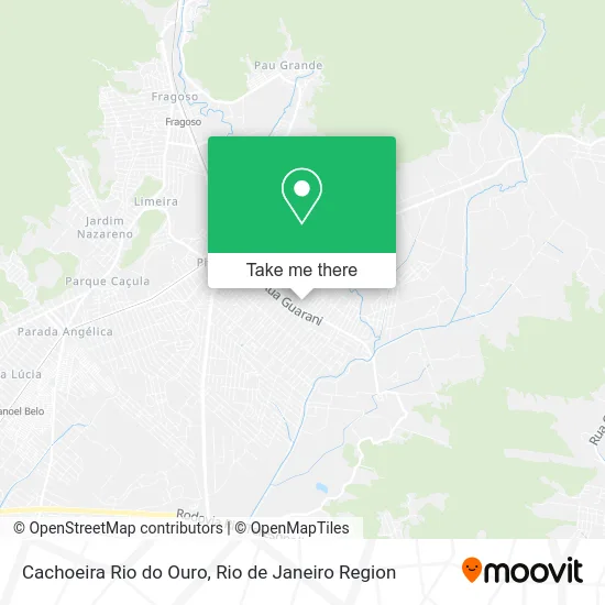Cachoeira Rio do Ouro map