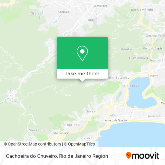 Cachoeira do Chuveiro map