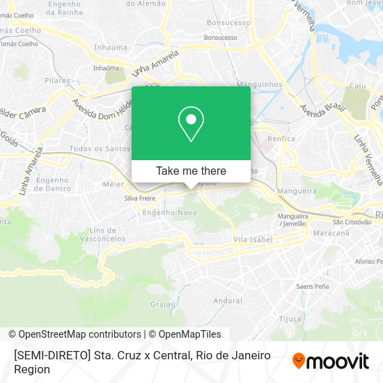 [SEMI-DIRETO] Sta. Cruz x Central map