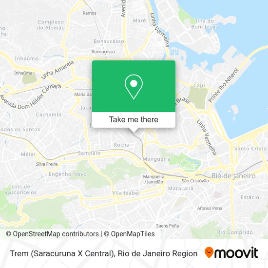 Trem (Saracuruna X Central) map
