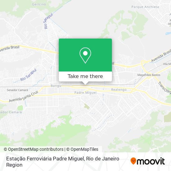 Estação Ferroviária Padre Miguel map