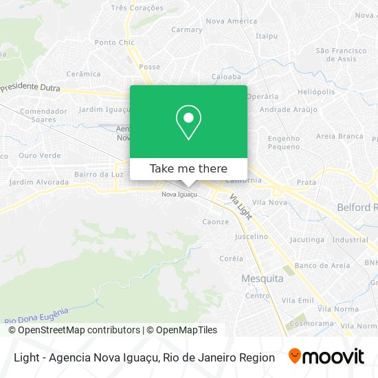 Mapa Light - Agencia Nova Iguaçu