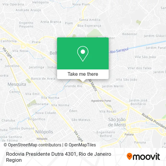 Rodovia Presidente Dutra 4301 map