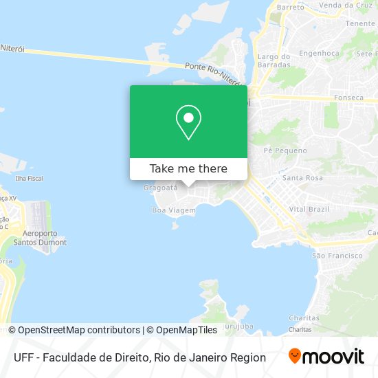 UFF - Faculdade de Direito map