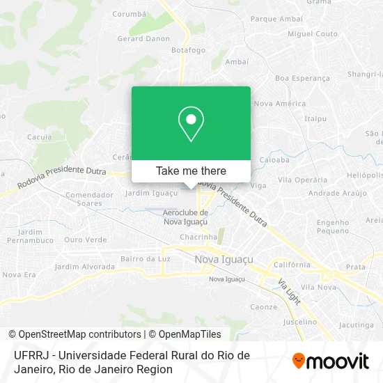 UFRRJ - Universidade Federal Rural do Rio de Janeiro map