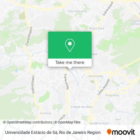 Universidade Estácio de Sá map