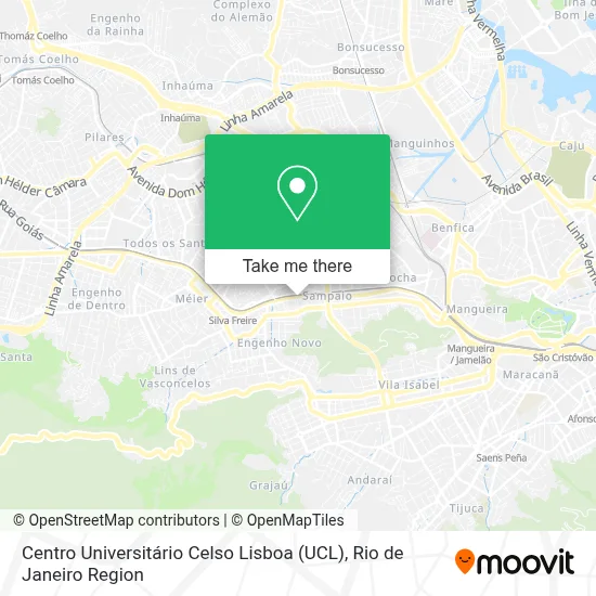 Centro Universitário Celso Lisboa (UCL) map