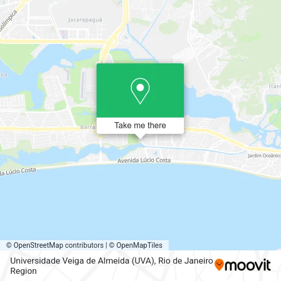 Universidade Veiga de Almeida (UVA) map
