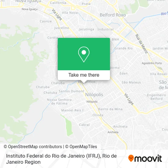 Instituto Federal do Rio de Janeiro (IFRJ) map