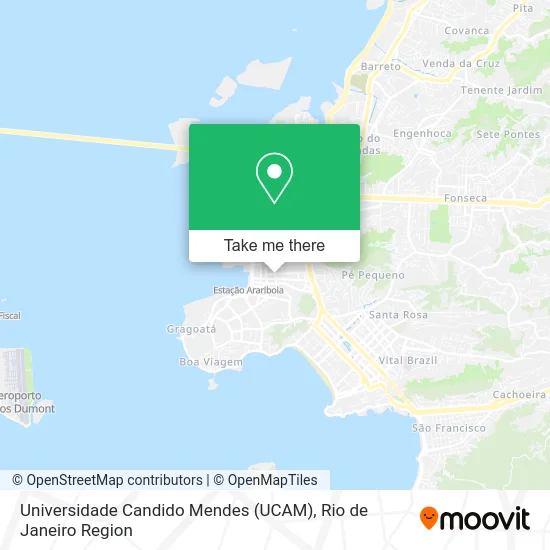 Universidade Candido Mendes (UCAM) map