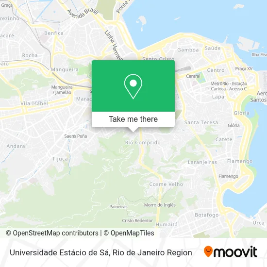 Universidade Estácio de Sá map