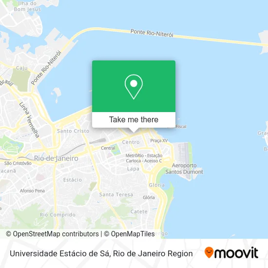 Universidade Estácio de Sá map