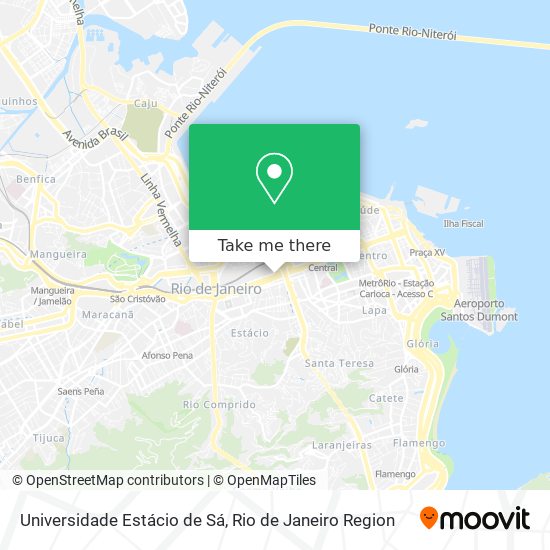 Universidade Estácio de Sá map