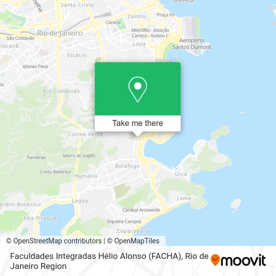 Faculdades Integradas Hélio Alonso (FACHA) map