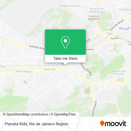 Planeta Kids map