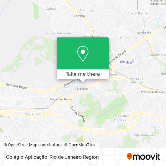 Mapa Colégio Aplicação