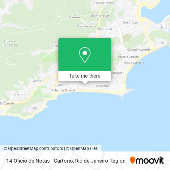 14 Oficio de Notas - Cartorio map