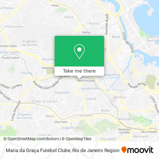 Maria da Graça Futebol Clube map