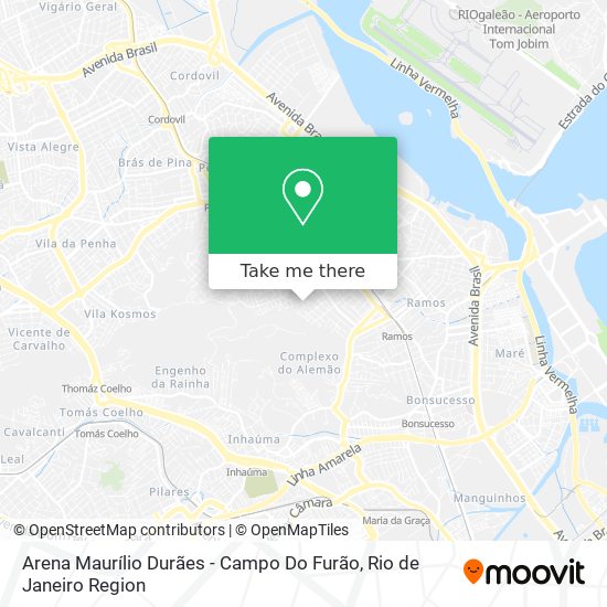Arena Maurílio Durães - Campo Do Furão map