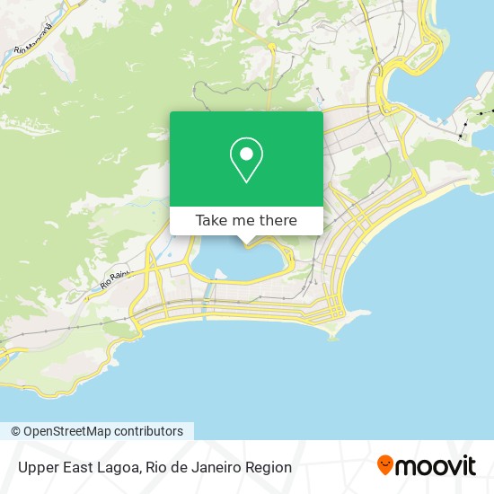 Upper East Lagoa map
