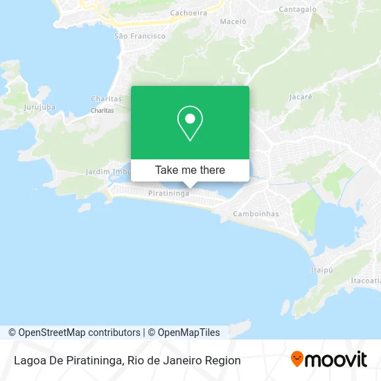 Lagoa De Piratininga map