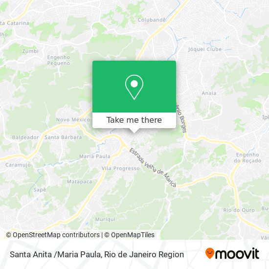 Santa Anita /Maria Paula map