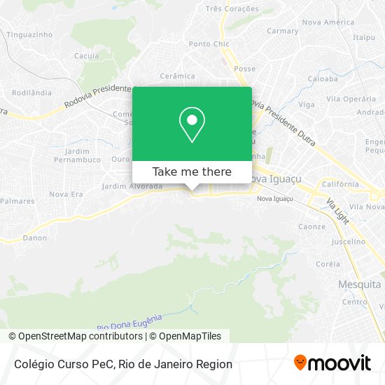 Colégio Curso PeC map