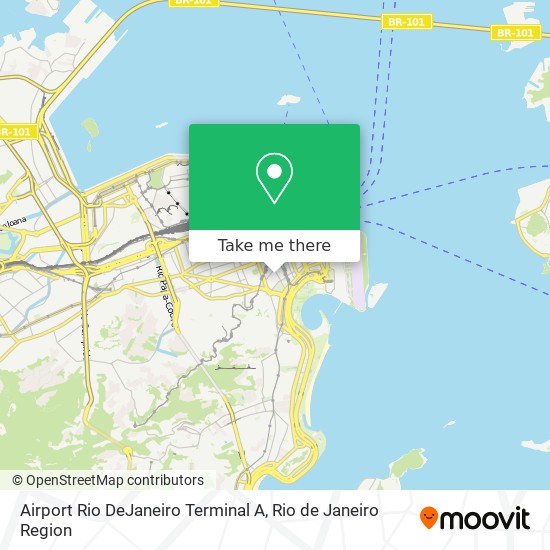 Airport Rio DeJaneiro Terminal A map