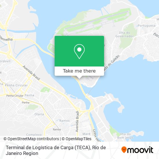 Terminal de Logística de Carga (TECA) map