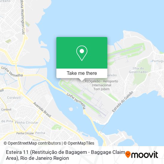 Esteira 11 (Restituição de Bagagem - Baggage Claim Area) map