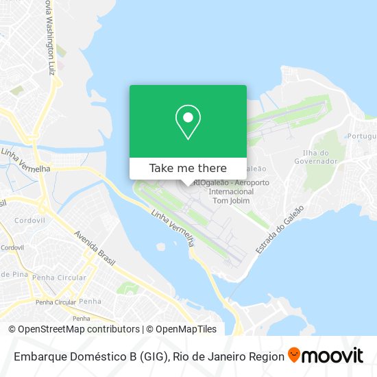 Embarque Doméstico B (GIG) map