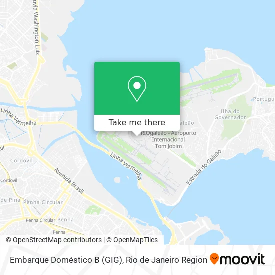 Embarque Doméstico B (GIG) map