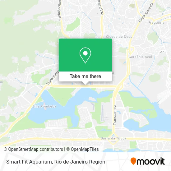 Smart Fit Aquarium map