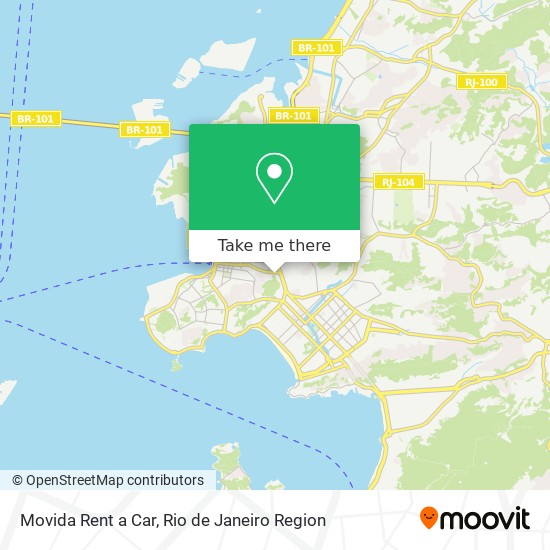Movida Rent a Car map