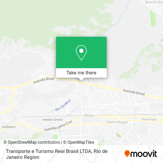 Transporte e Turismo Real Brasil LTDA map