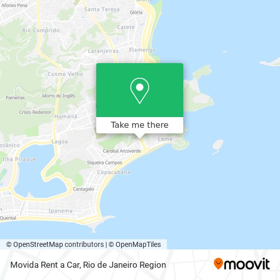 Mapa Movida Rent a Car