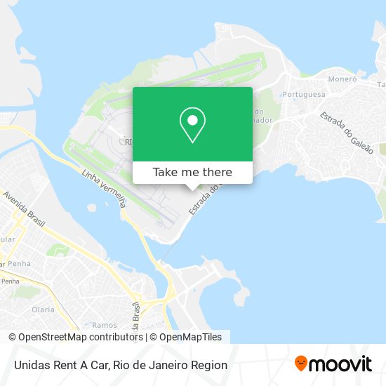 Unidas Rent A Car map