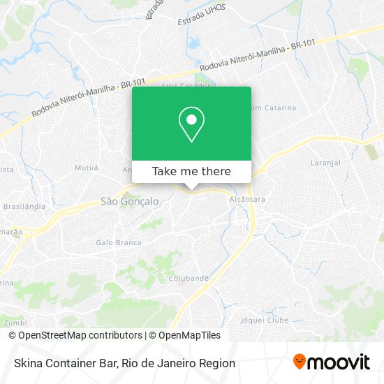 Skina Container Bar map