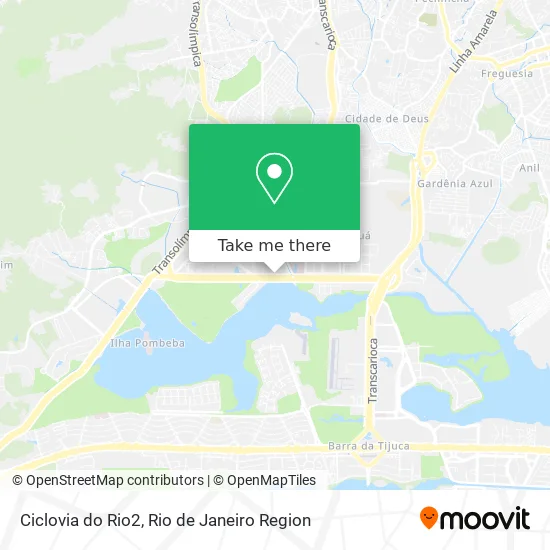 Ciclovia do Rio2 map