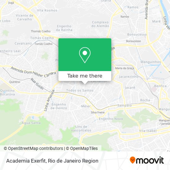 Mapa Academia Exerfit