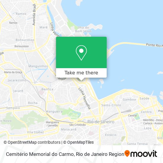 Cemitério Memorial do Carmo map