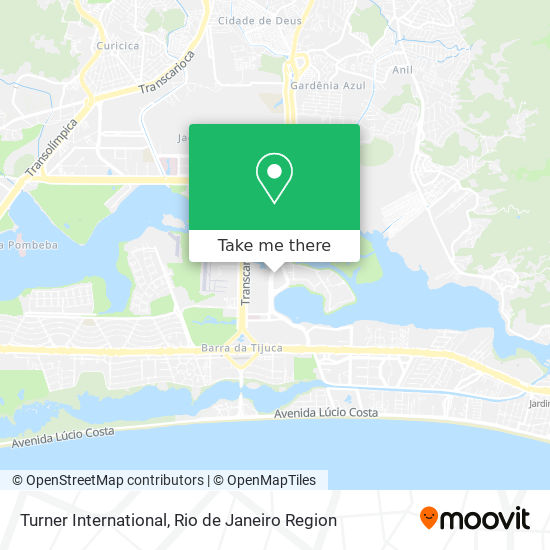 Turner International map
