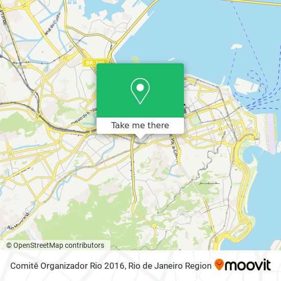 Comitê Organizador Rio 2016 map