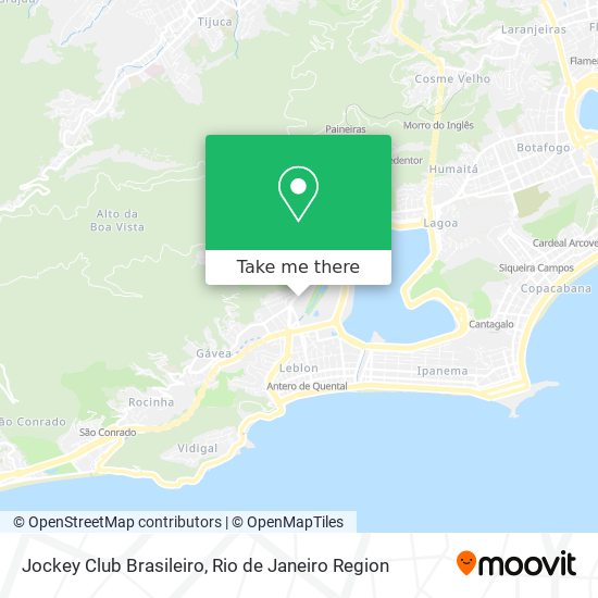 How to get to Jockey Club Brasileiro in Lagoa by Bus or Metro?
