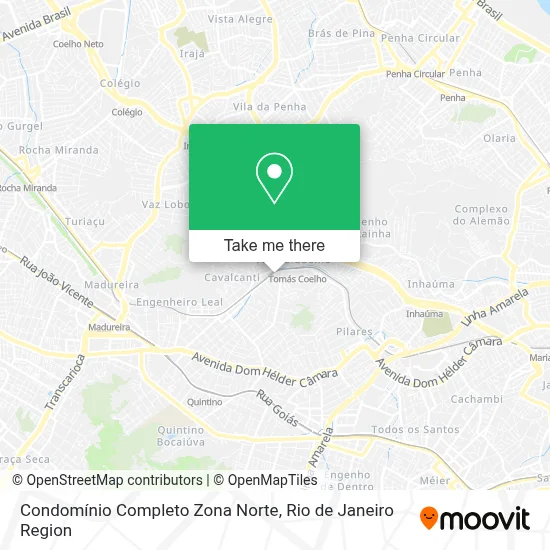 Condomínio Completo Zona Norte map