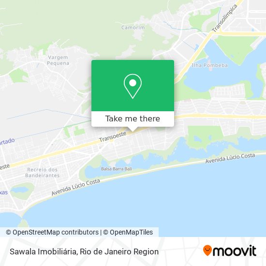 Sawala Imobiliária map