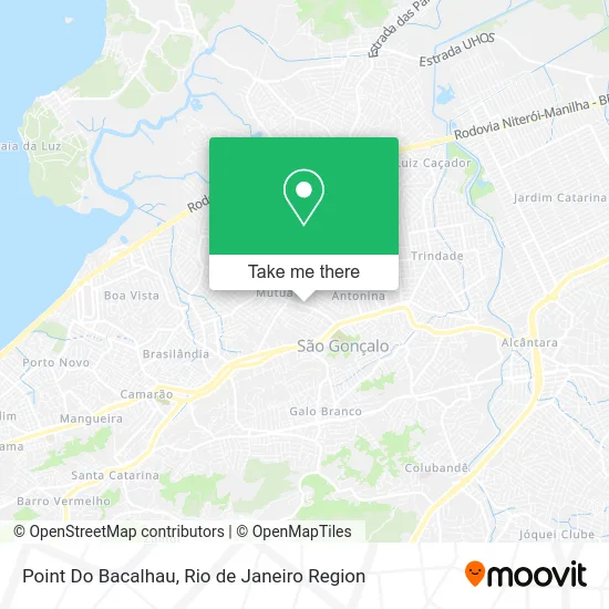 Point Do Bacalhau map