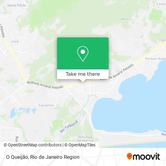 O Queijão map
