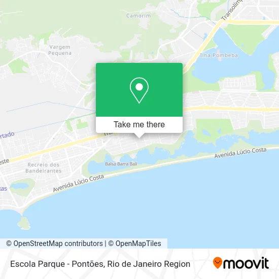 Escola Parque - Pontões map