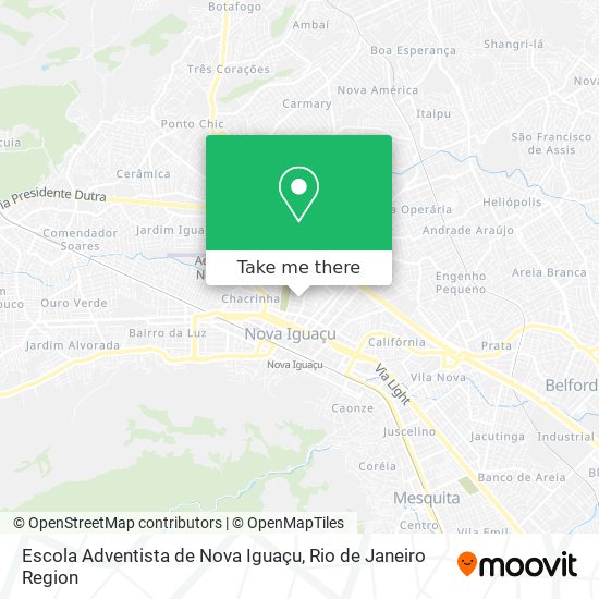 Escola Adventista de Nova Iguaçu map
